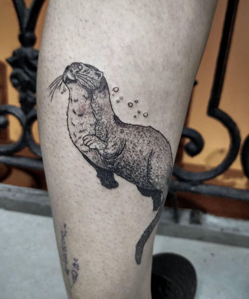 30 Cute Sea Otter Tattoos You Must Love