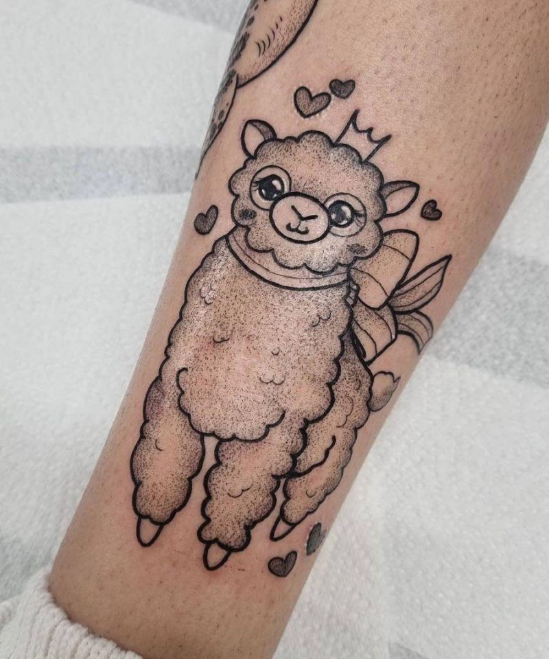 30 Cute Alpaca Tattoos You Must Try