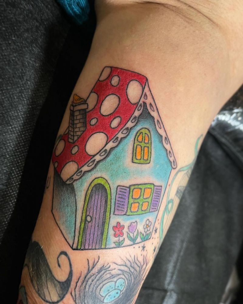 30 Unique Bird House Tattoos You Can Copy