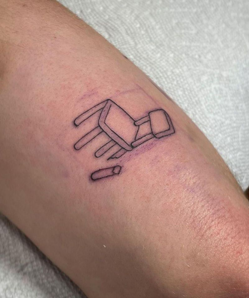 30 Unique Chair Tattoos You Must Love