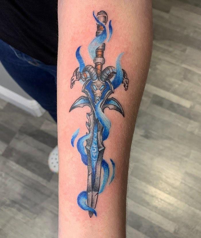 30 Pretty Frostmourne Tattoos to Inspire You