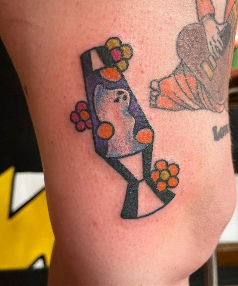 30 Pretty Lava Lamp Tattoos For Your Inspiration