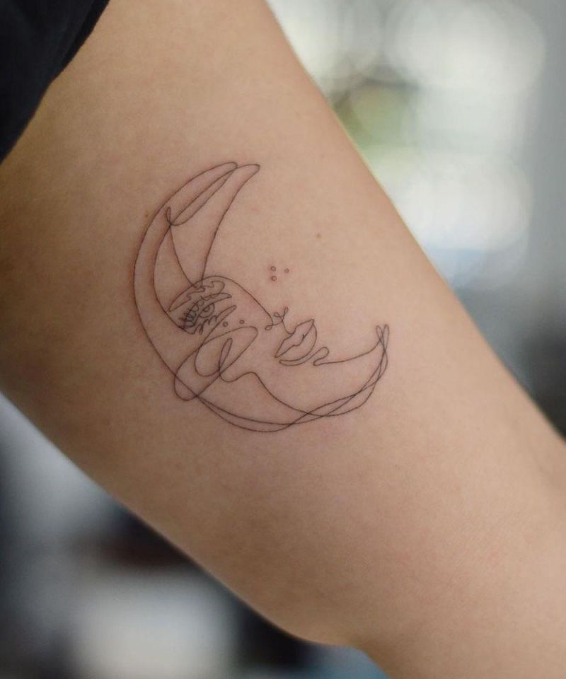 30 Pretty One Line Tattoos Make You Beautiful