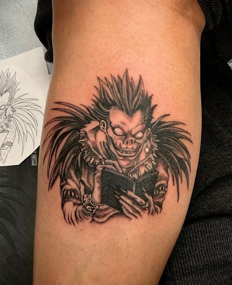 30 Unique Ryuk Tattoos to Inspire You