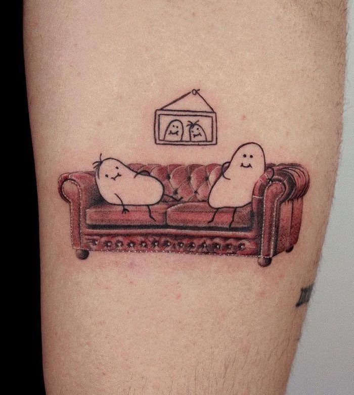 30 Unique Sofa Tattoos to Inspire You