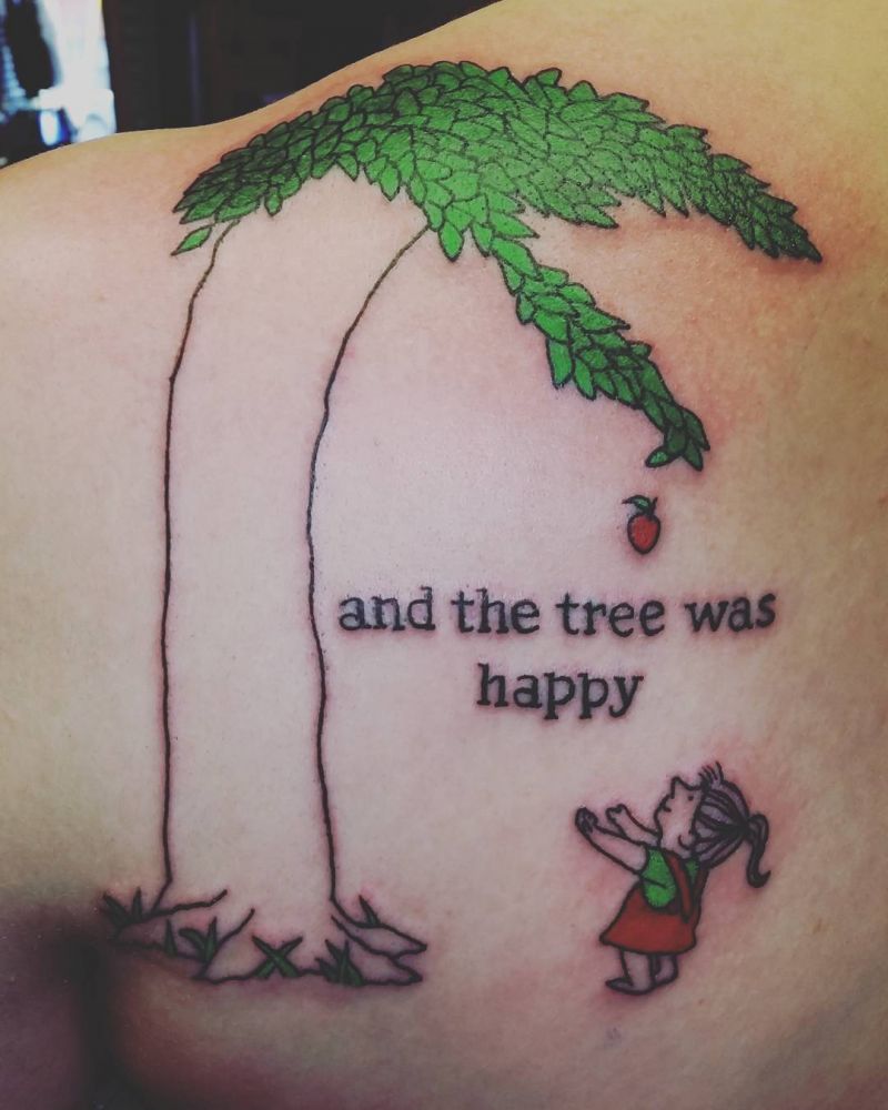 30 Unique The Giving Tree Tattoos to Inspire You