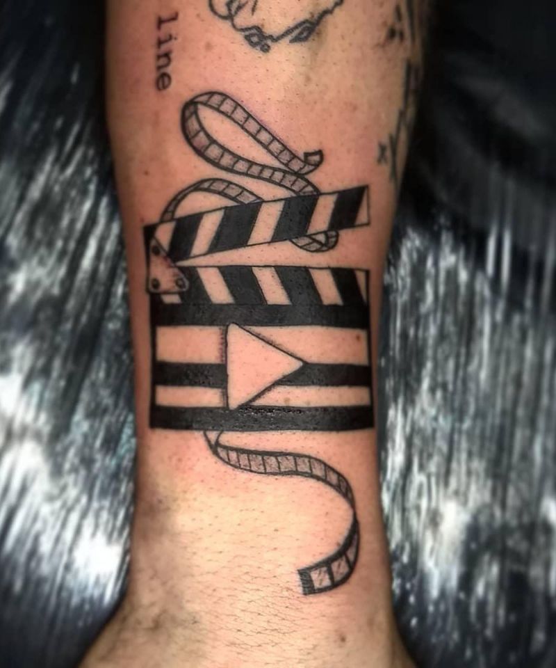 30 Unique Clapperboard Tattoos to Inspire You