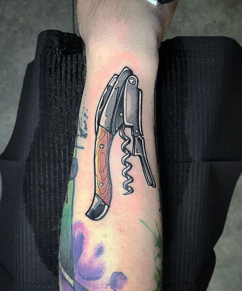 30 Unique Corkscrew Tattoos You Must Try