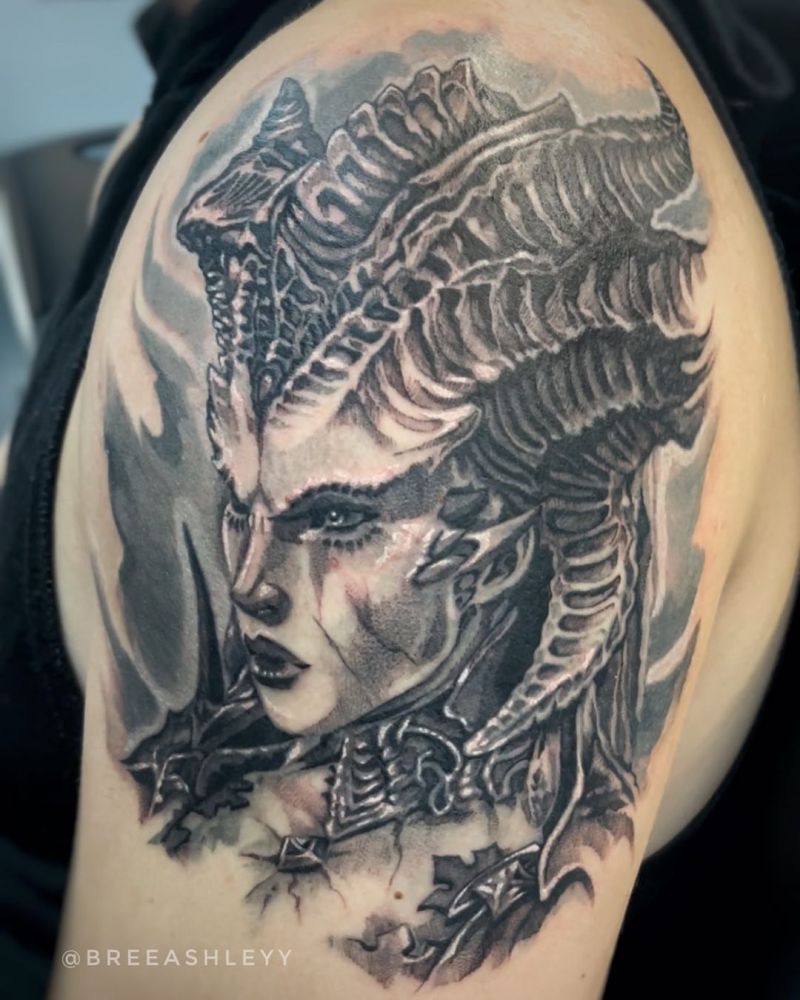 30 Unique Diablo Tattoos You Can Copy