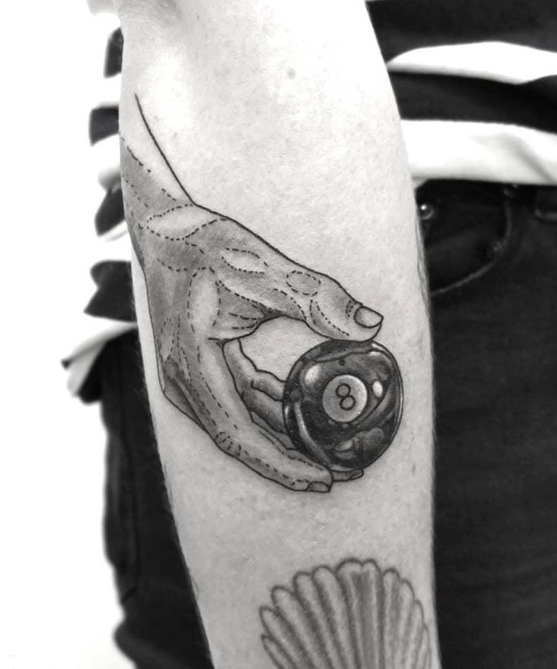 30 Pretty Eight Ball Tattoos You Must Try