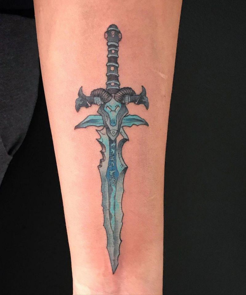 30 Pretty Frostmourne Tattoos to Inspire You