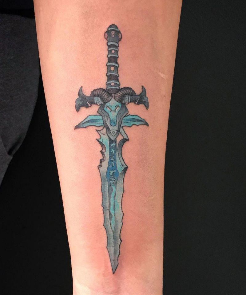 30 Pretty Frostmourne Tattoos to Inspire You