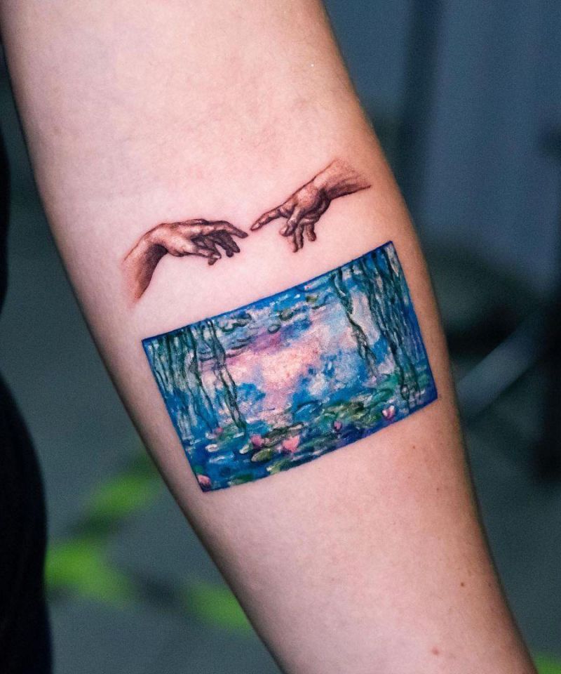 30 Pretty Monet Tattoos For Your Inspiration