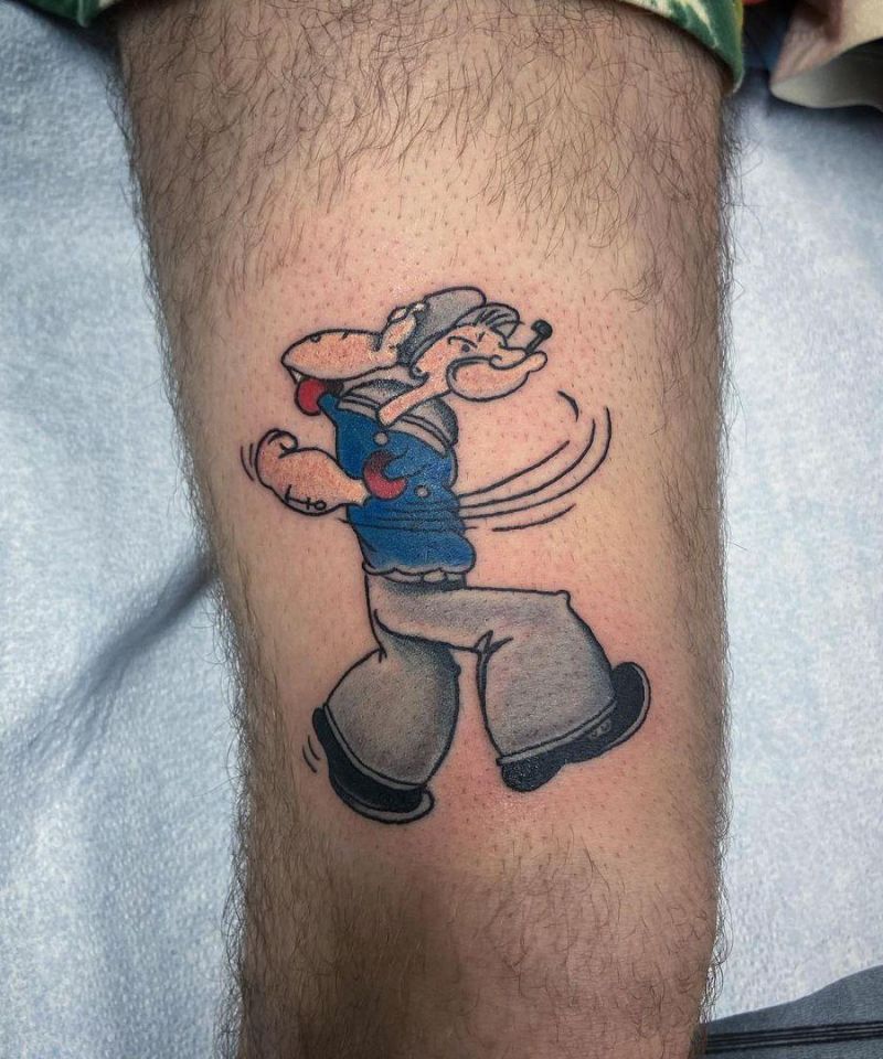 30 Unique Popeye Tattoos to Inspire You