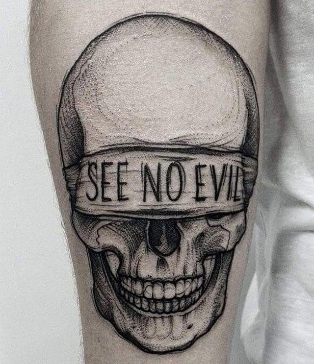 30 Unique See No Evil Tattoos You Must Love
