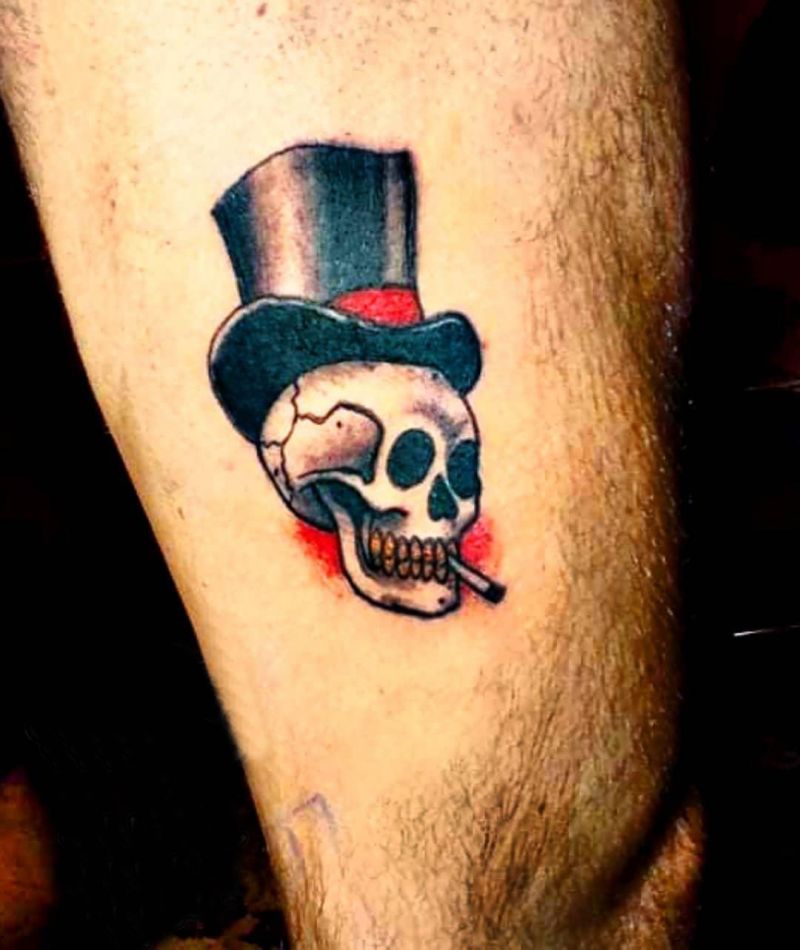 30 Unique Top Hat Tattoos You Must Try