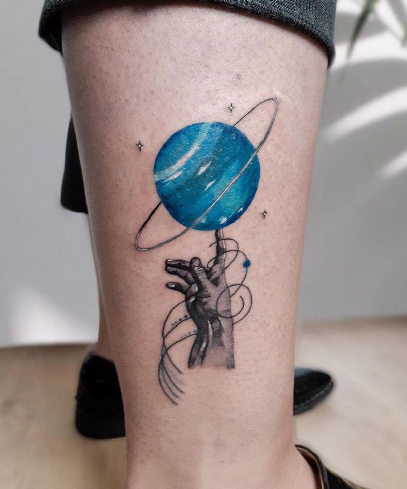 30 Pretty Uranus Tattoos You Will Love