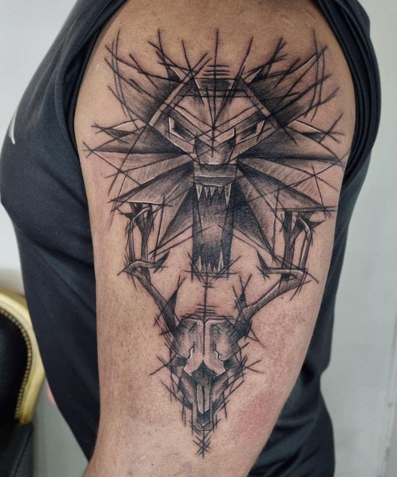 30 Unique Witcher Tattoos You Must Love