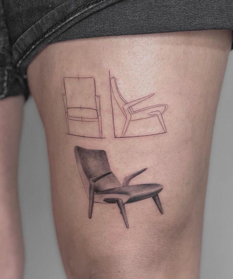 30 Unique Chair Tattoos You Must Love