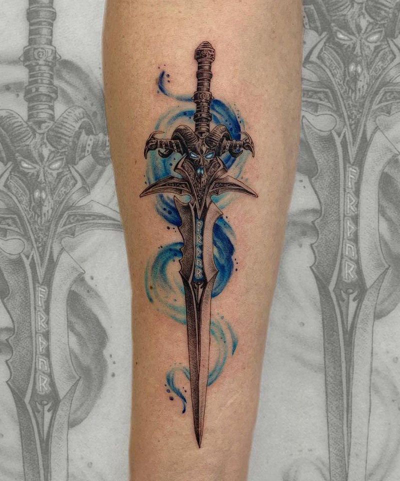 30 Pretty Frostmourne Tattoos to Inspire You