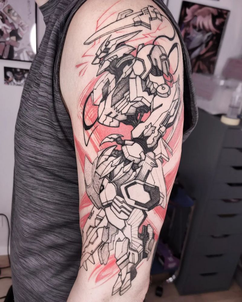 30 Exciting Gundam Tattoos for Your Inspiration