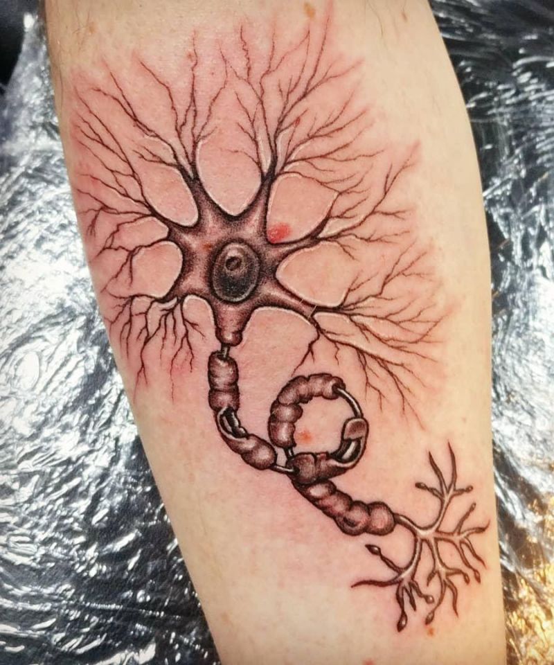 30 Unique Neuron Tattoos You Can Copy