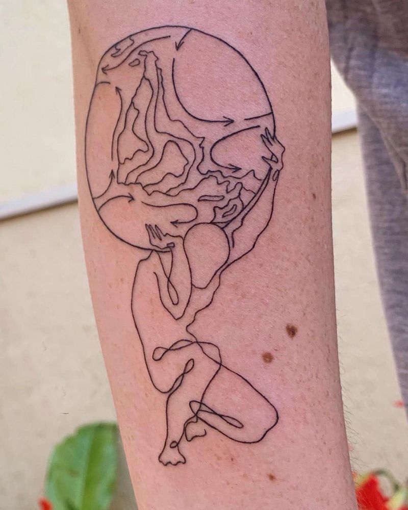 30 Pretty One Line Tattoos Make You Beautiful