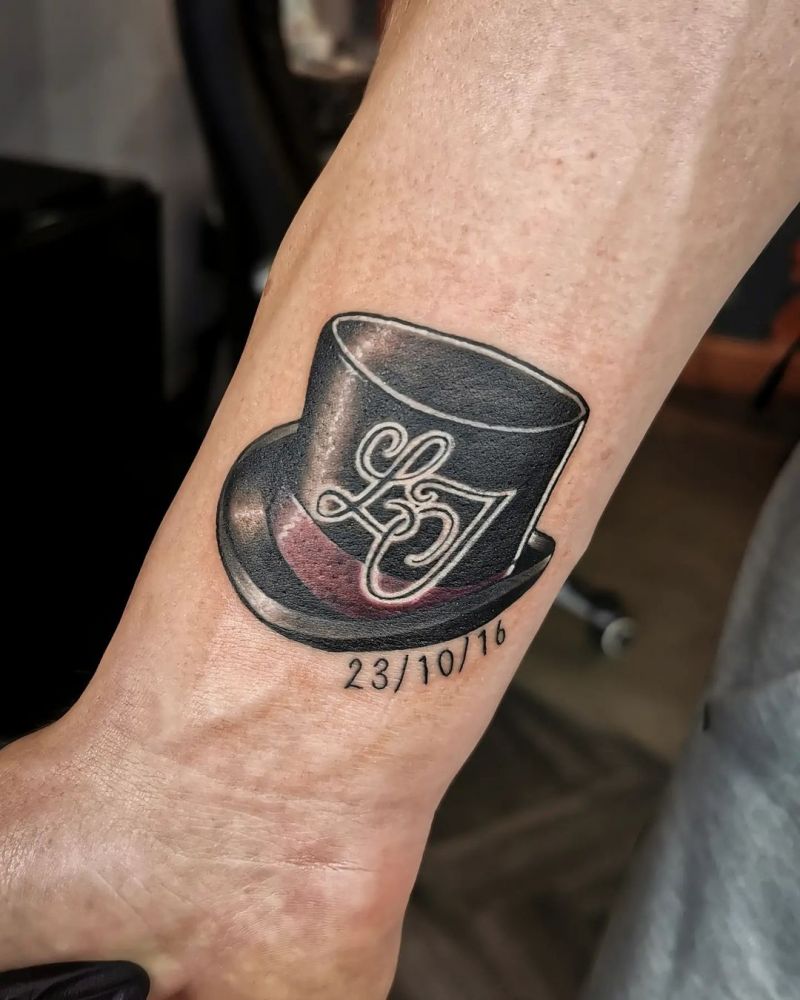 30 Unique Top Hat Tattoos You Must Try