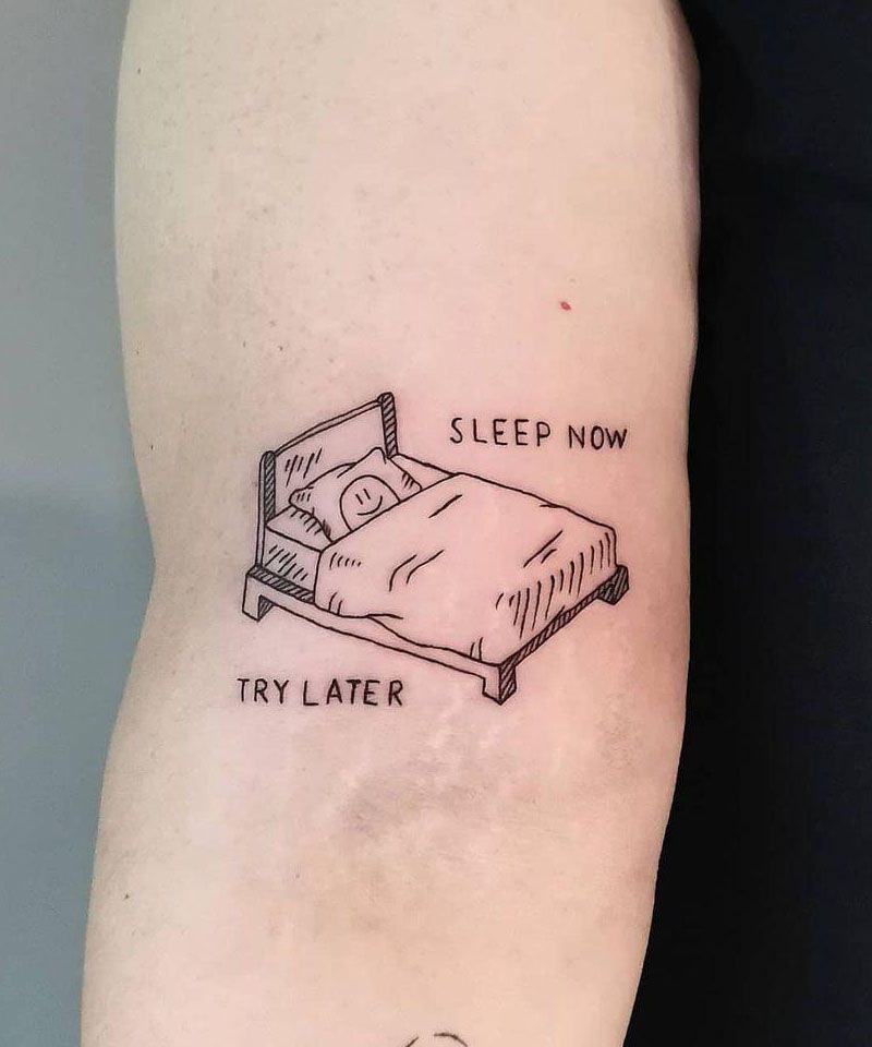 30 Unique Bed Tattoos You Can Copy