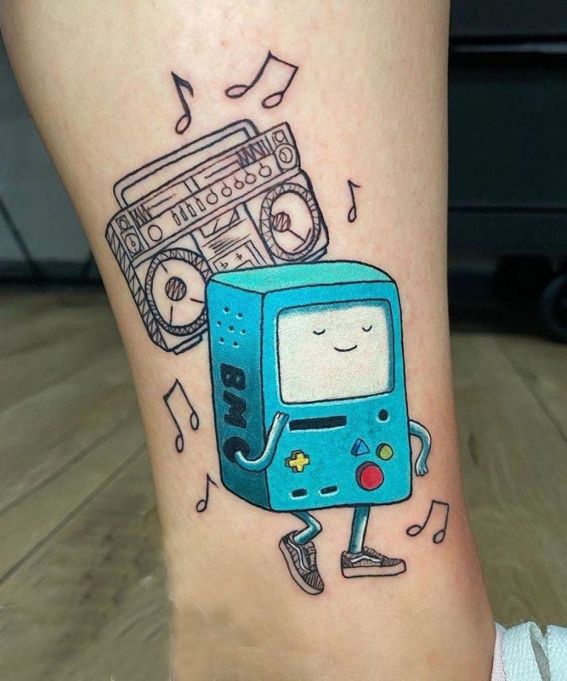 30 Pretty Boombox Tattoos You Can Copy