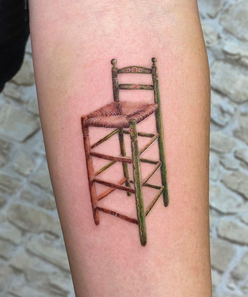 30 Unique Chair Tattoos You Must Love