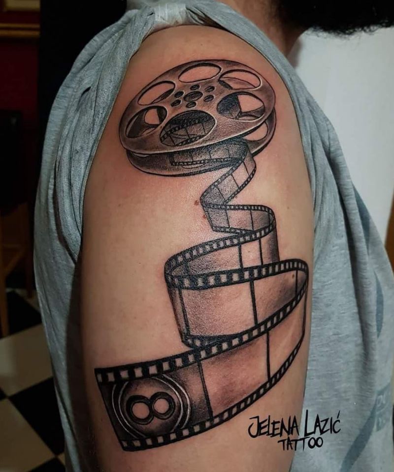 30 Exciting Film Reel Tattoos For Your Inspiration