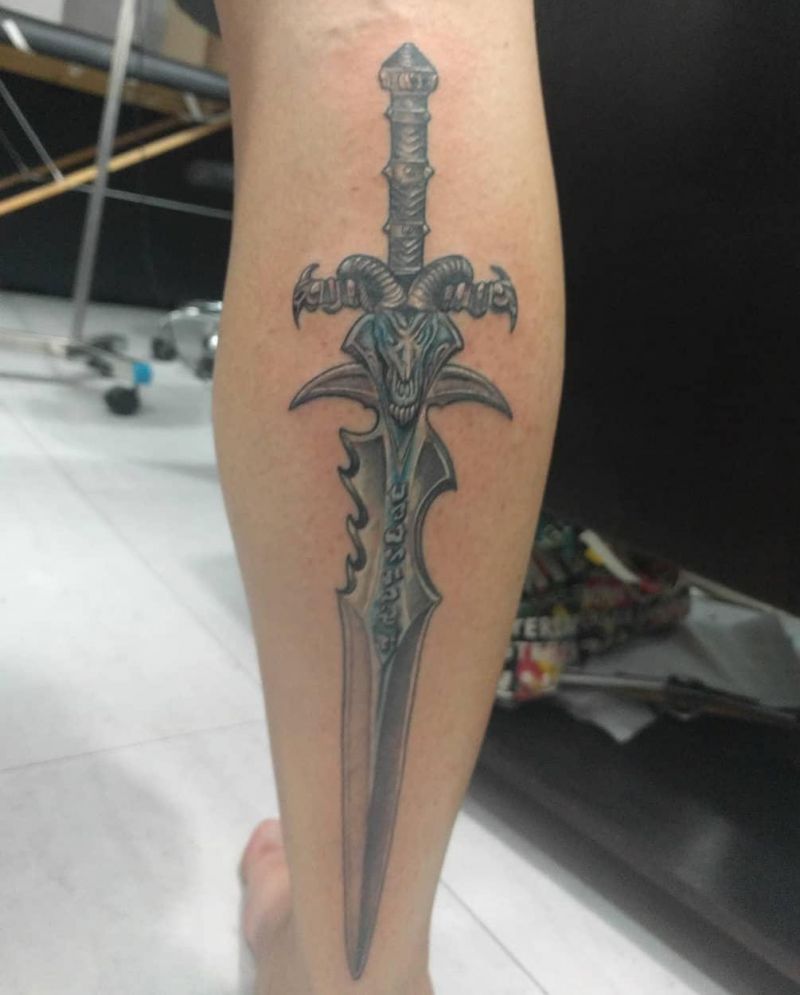 30 Pretty Frostmourne Tattoos to Inspire You