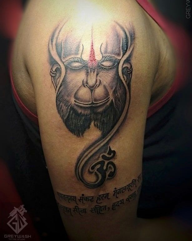 30 Unique Hanuman Tattoos You Must Love