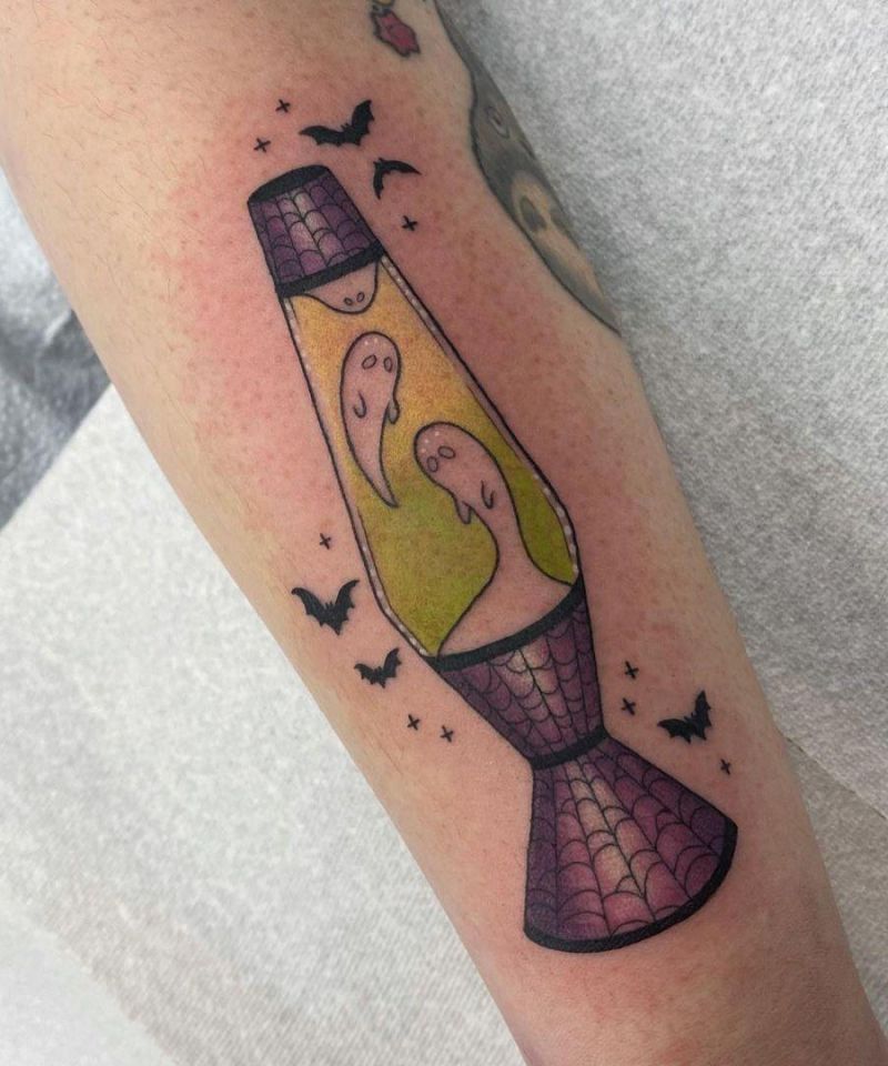 30 Pretty Lava Lamp Tattoos For Your Inspiration