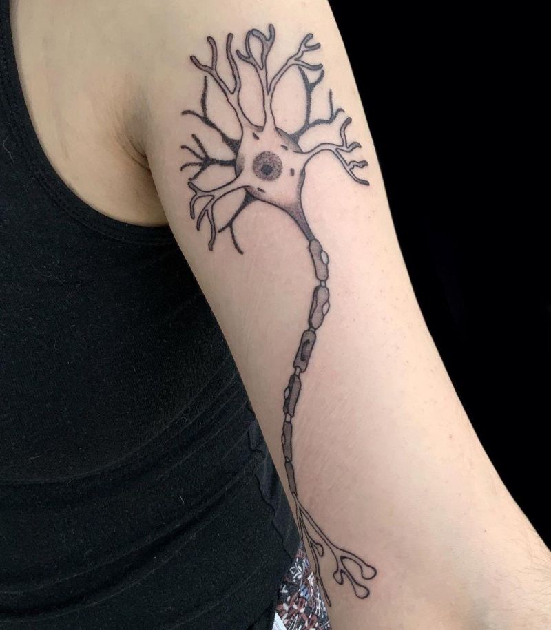 30 Unique Neuron Tattoos You Can Copy