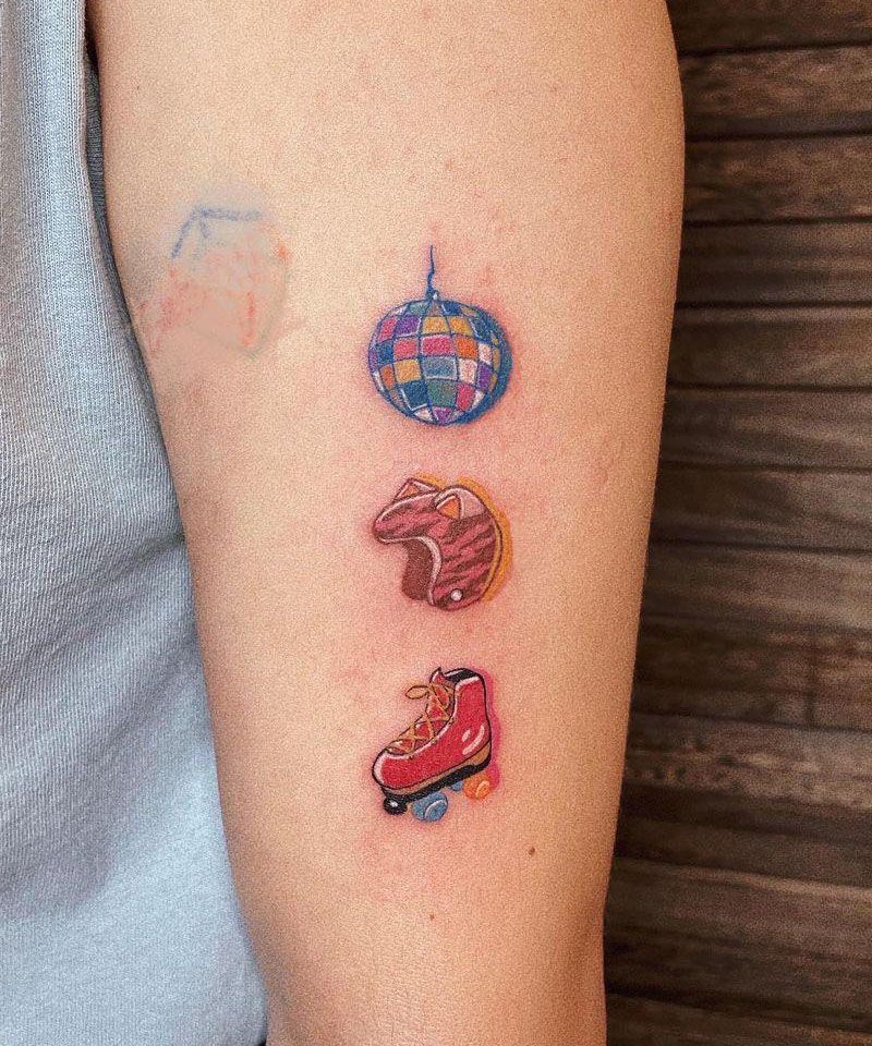 30 Unique Roller Skate Tattoos You Can Copy