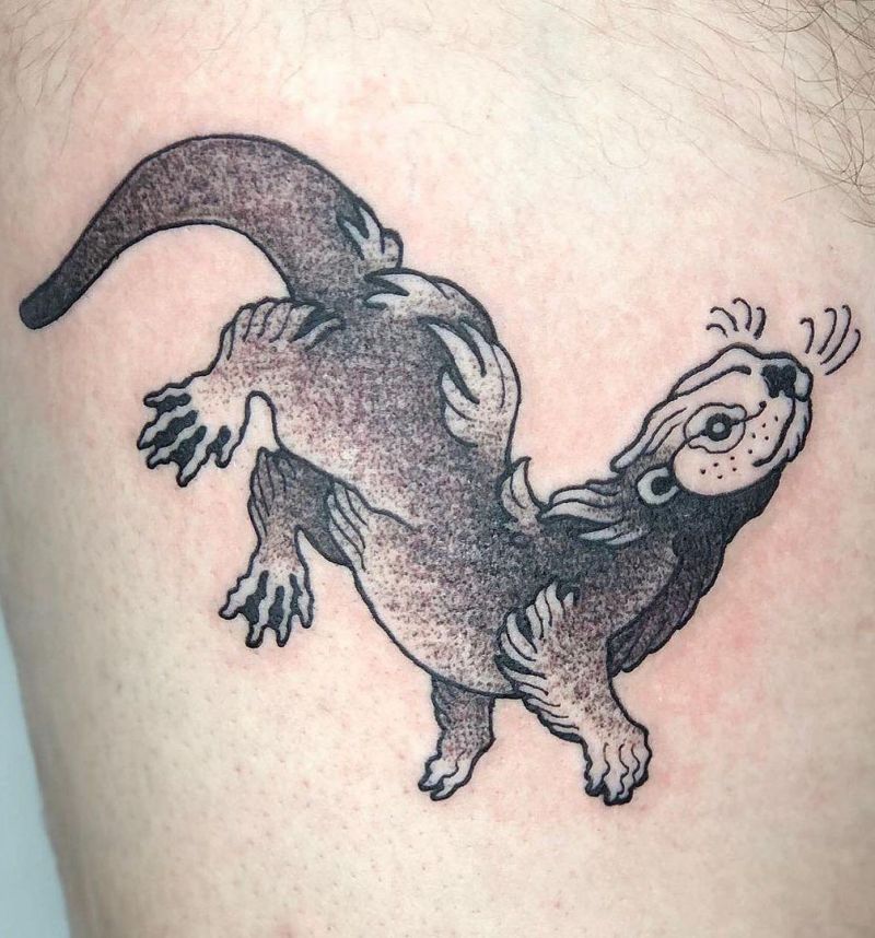 30 Cute Sea Otter Tattoos You Must Love