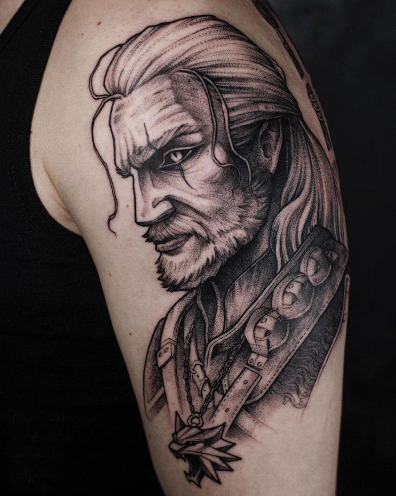 30 Unique Witcher Tattoos You Must Love