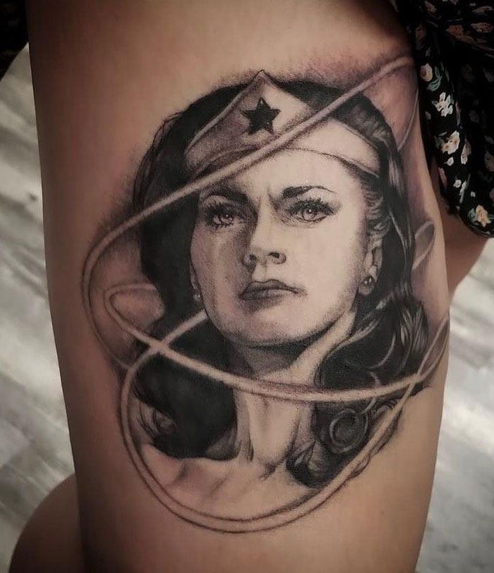 30 Pretty Wonder Woman Tattoos For Your Inspiration