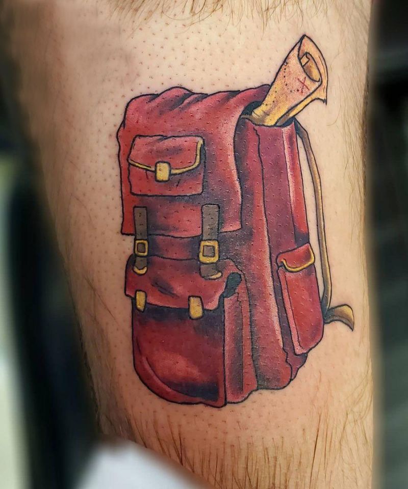 30 Unique Backpack Tattoos You Will Love