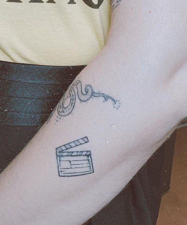 30 Unique Clapperboard Tattoos to Inspire You