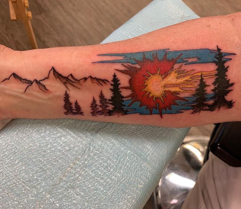 30 Pretty Colorado Flag Tattoos You Will Love