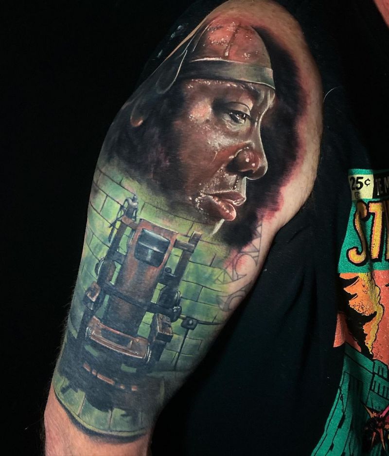 30 Unique Electric Chair Tattoos For Your Inspiration