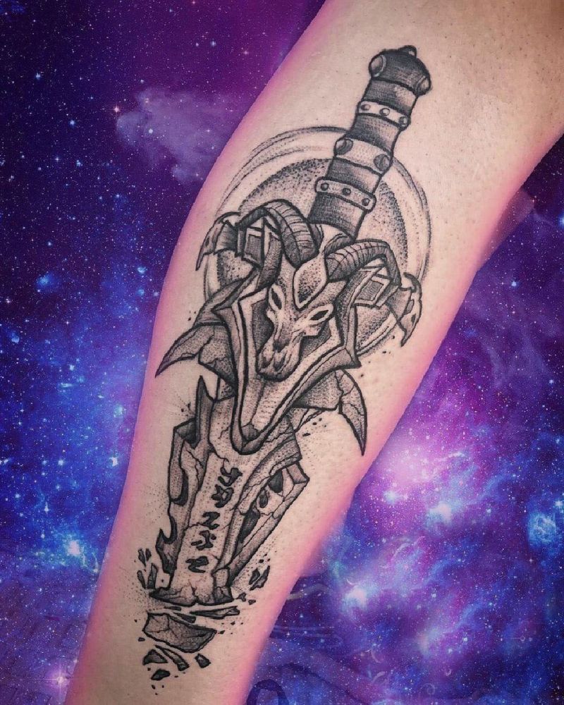 30 Pretty Frostmourne Tattoos to Inspire You