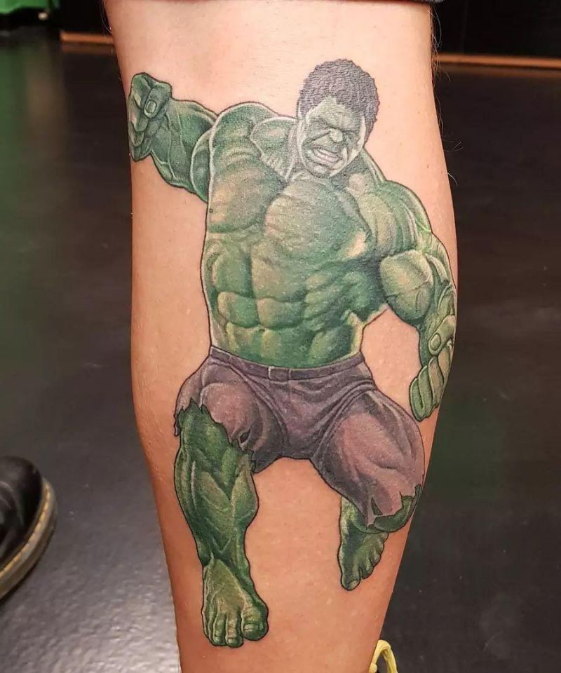 30 Unique Hulk Tattoos Give You Courage