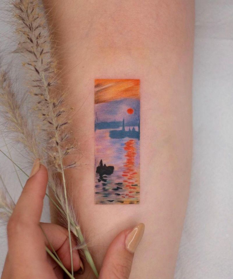 30 Pretty Monet Tattoos For Your Inspiration