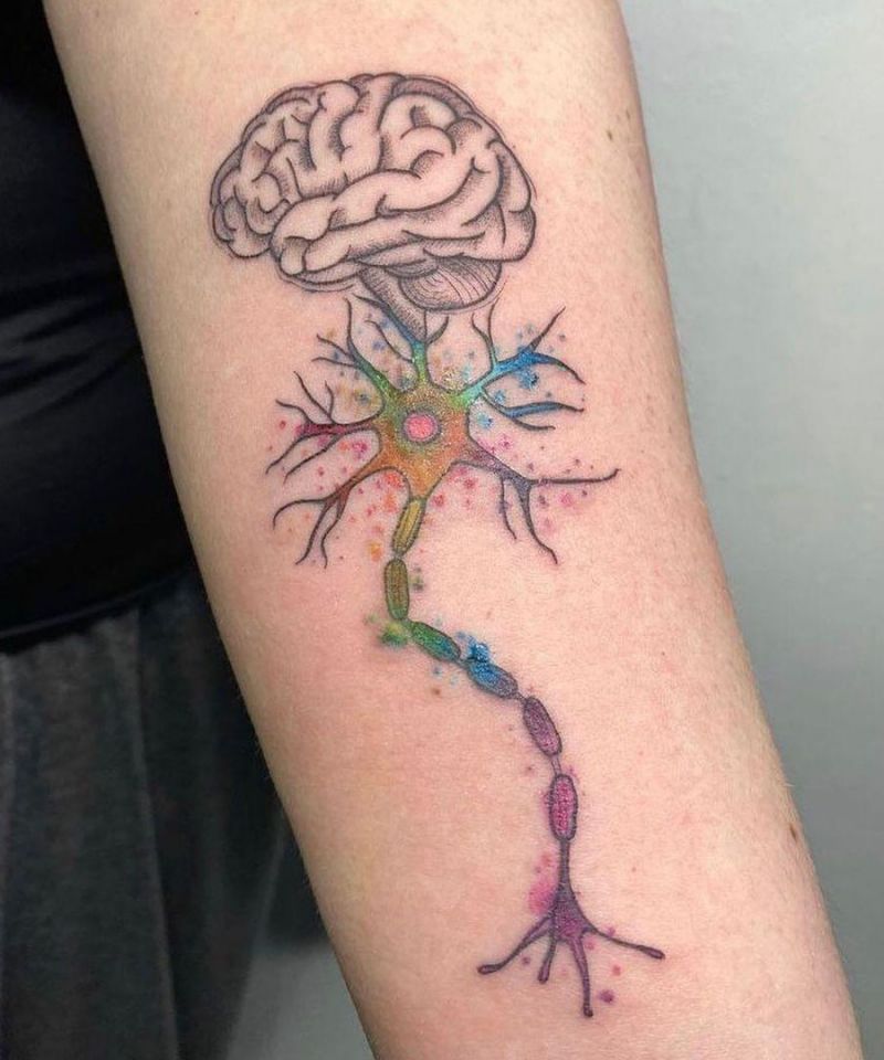 30 Unique Neuron Tattoos You Can Copy