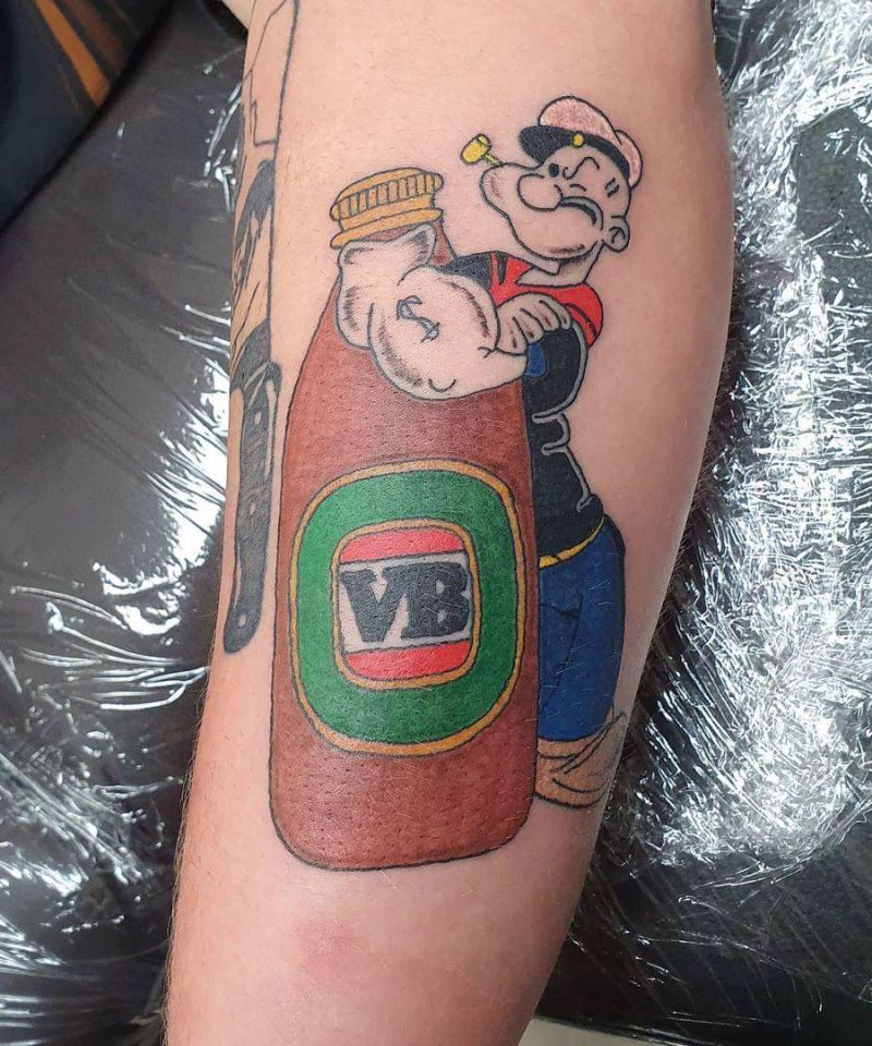 30 Unique Popeye Tattoos to Inspire You