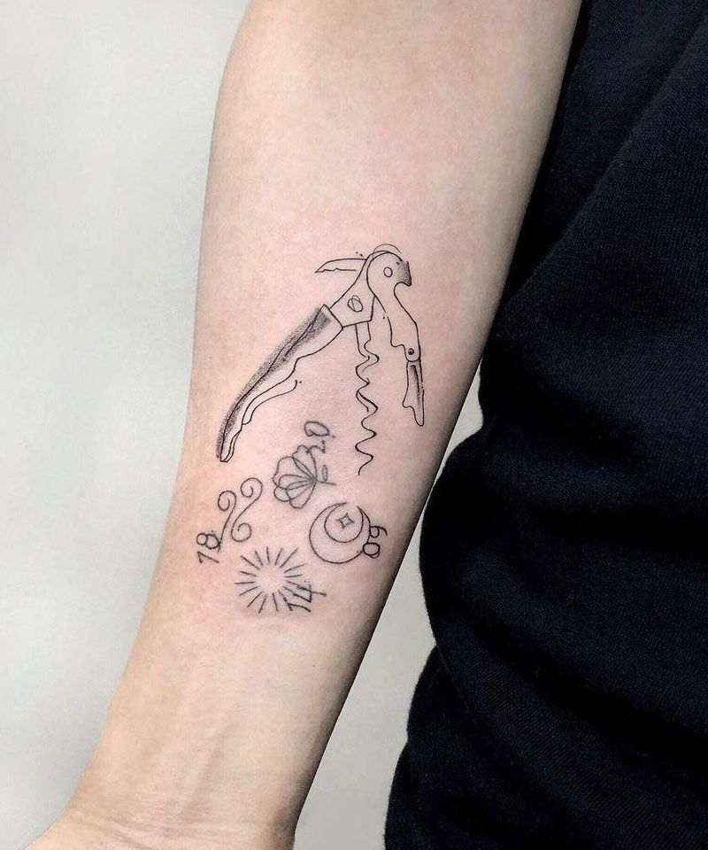 30 Unique Corkscrew Tattoos You Must Try